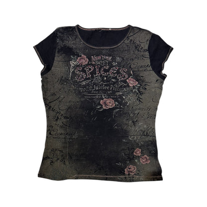 Floral AOP Graphic Top