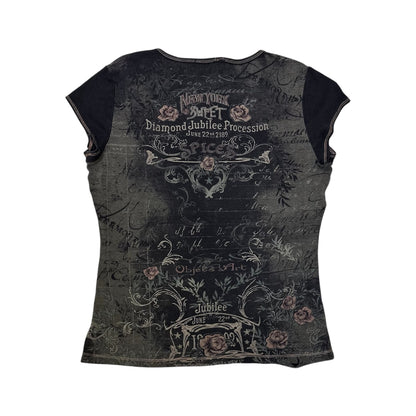 Floral AOP Graphic Top