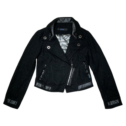Shimmering Biker Jacket