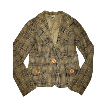 Checked Blazer