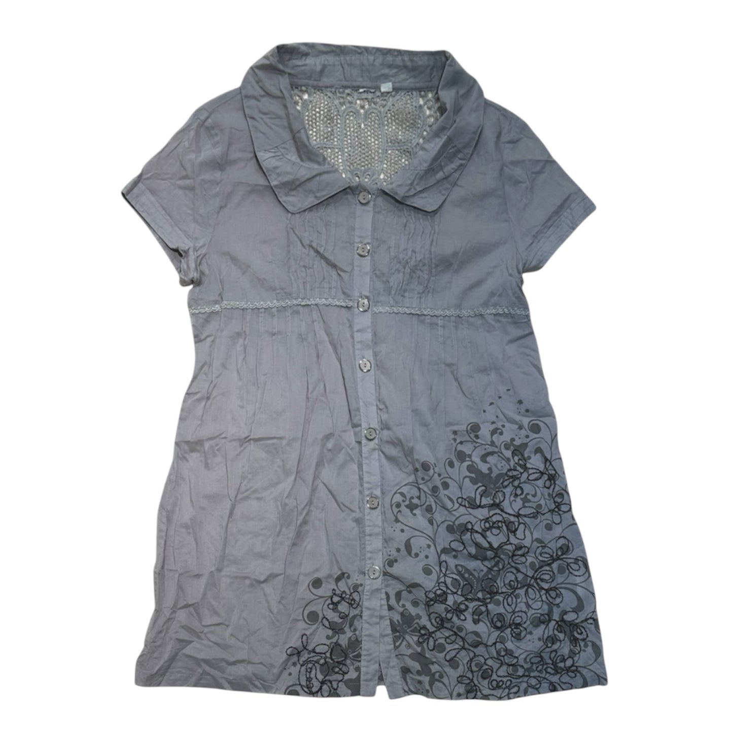 Floral Stitching Shirt