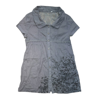 Floral Stitching Shirt