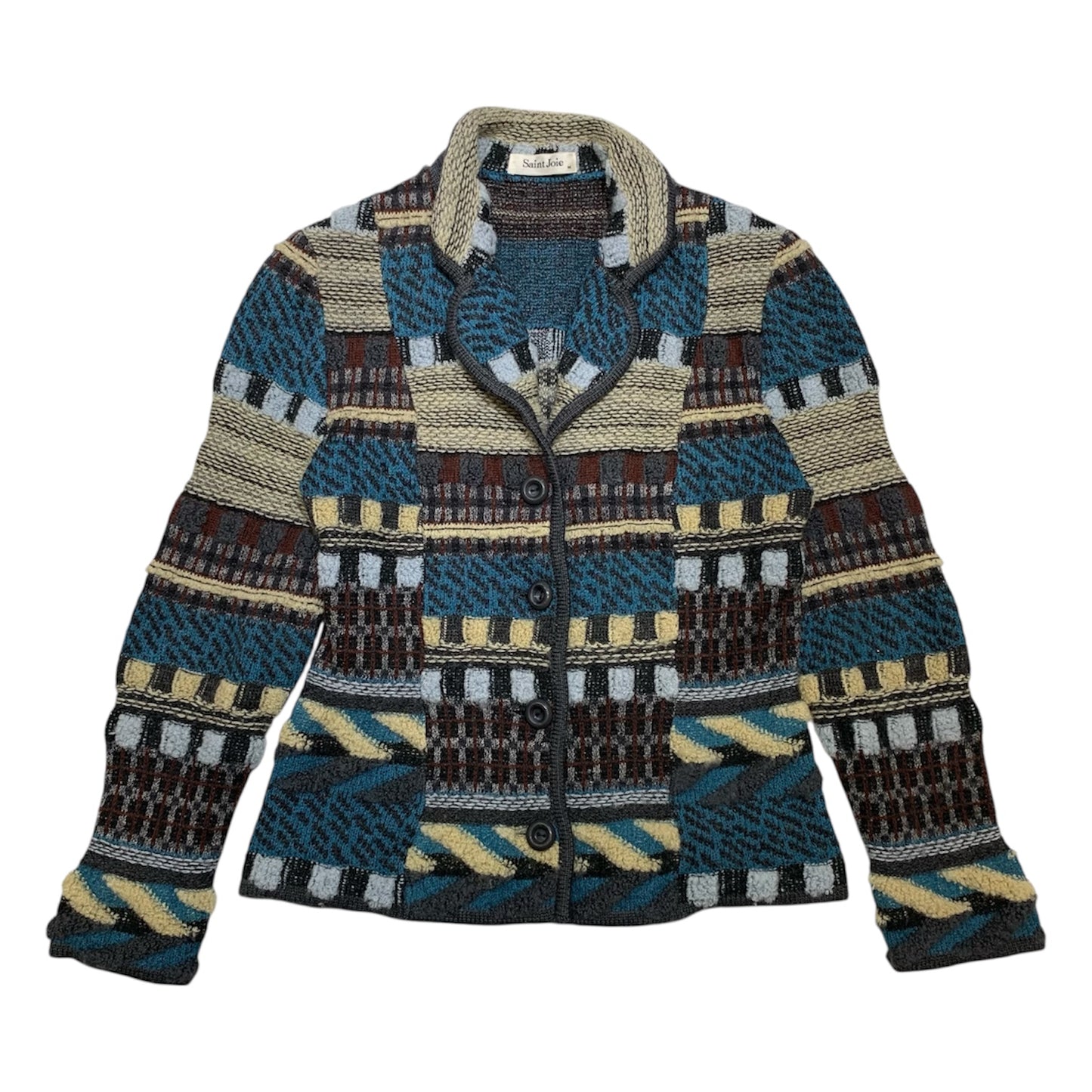 Pattern Knit Blazer