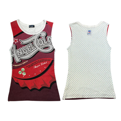 Angel Blue Super Label Cola Tank Top