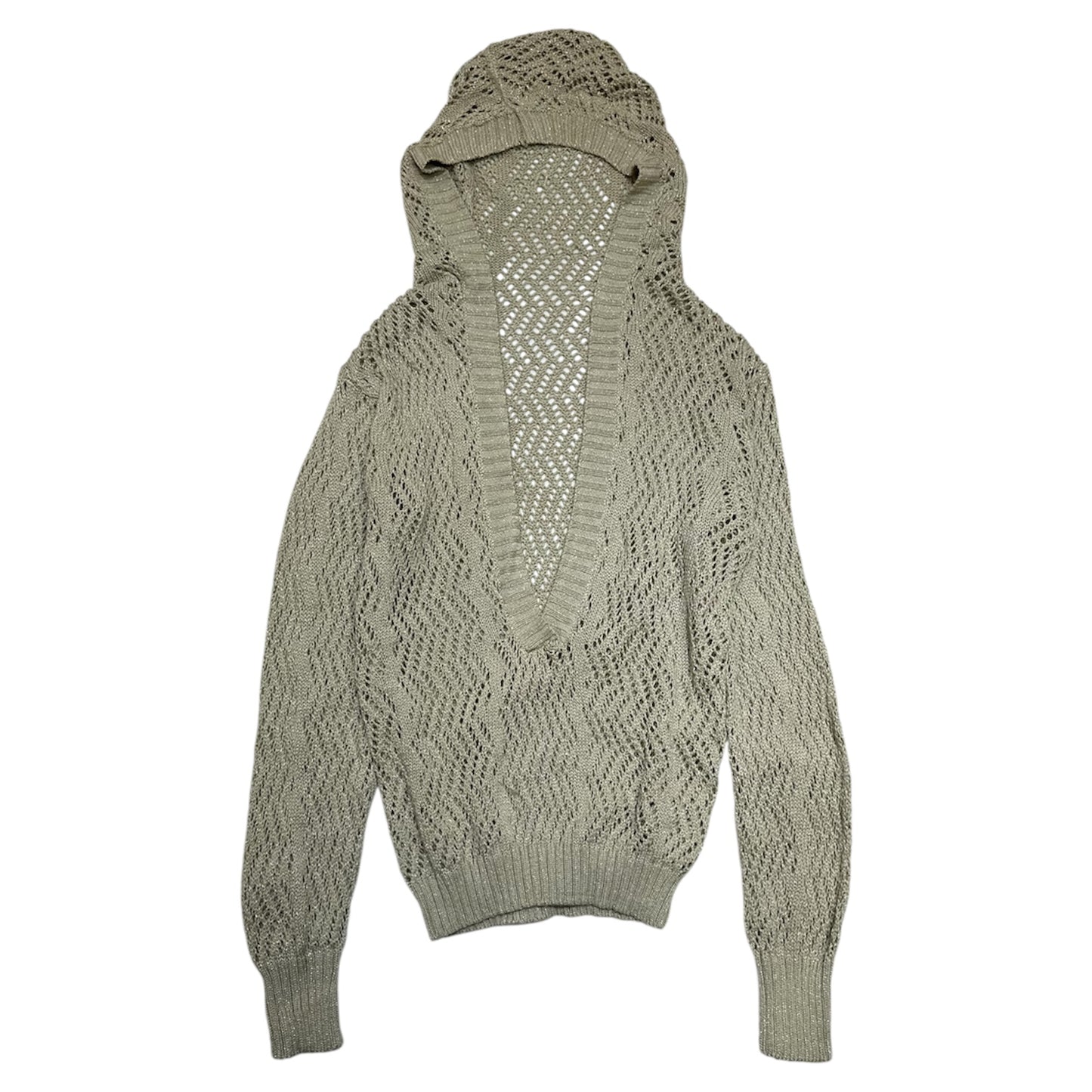 Knit Deep V-neck Knit Hoodies
