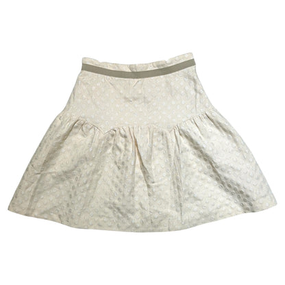 Polka Dot Peplum Mini Skirt