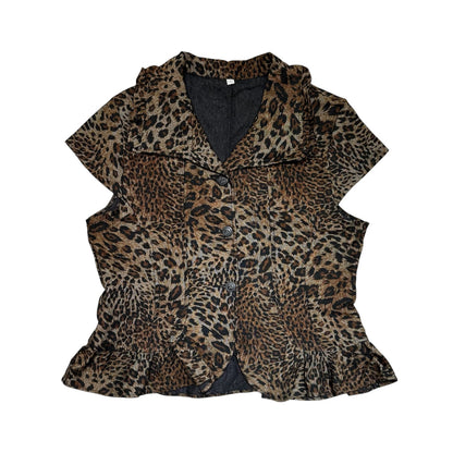 Leopard Blazer
