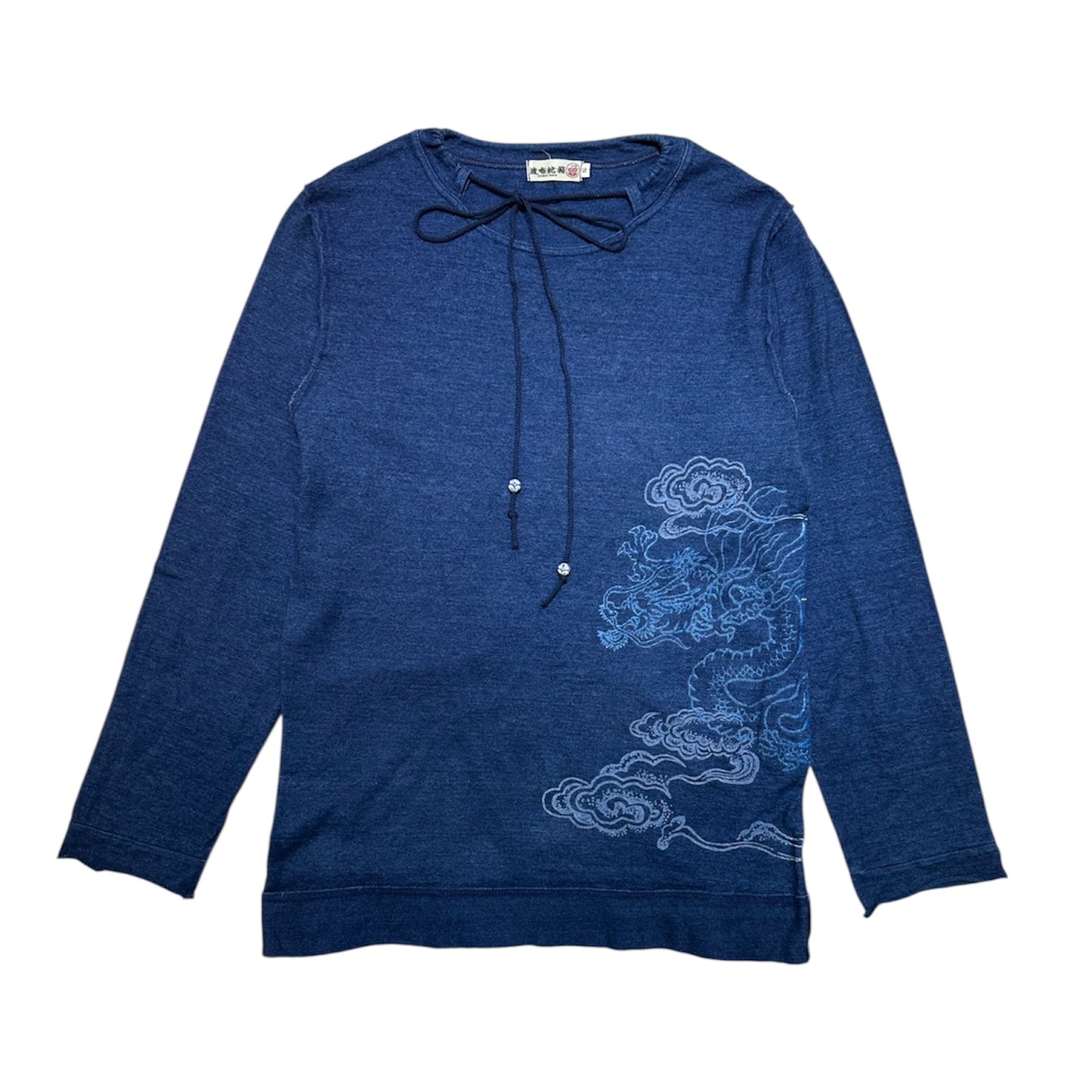 Japan Traditional Dragon Long Sleeves Top