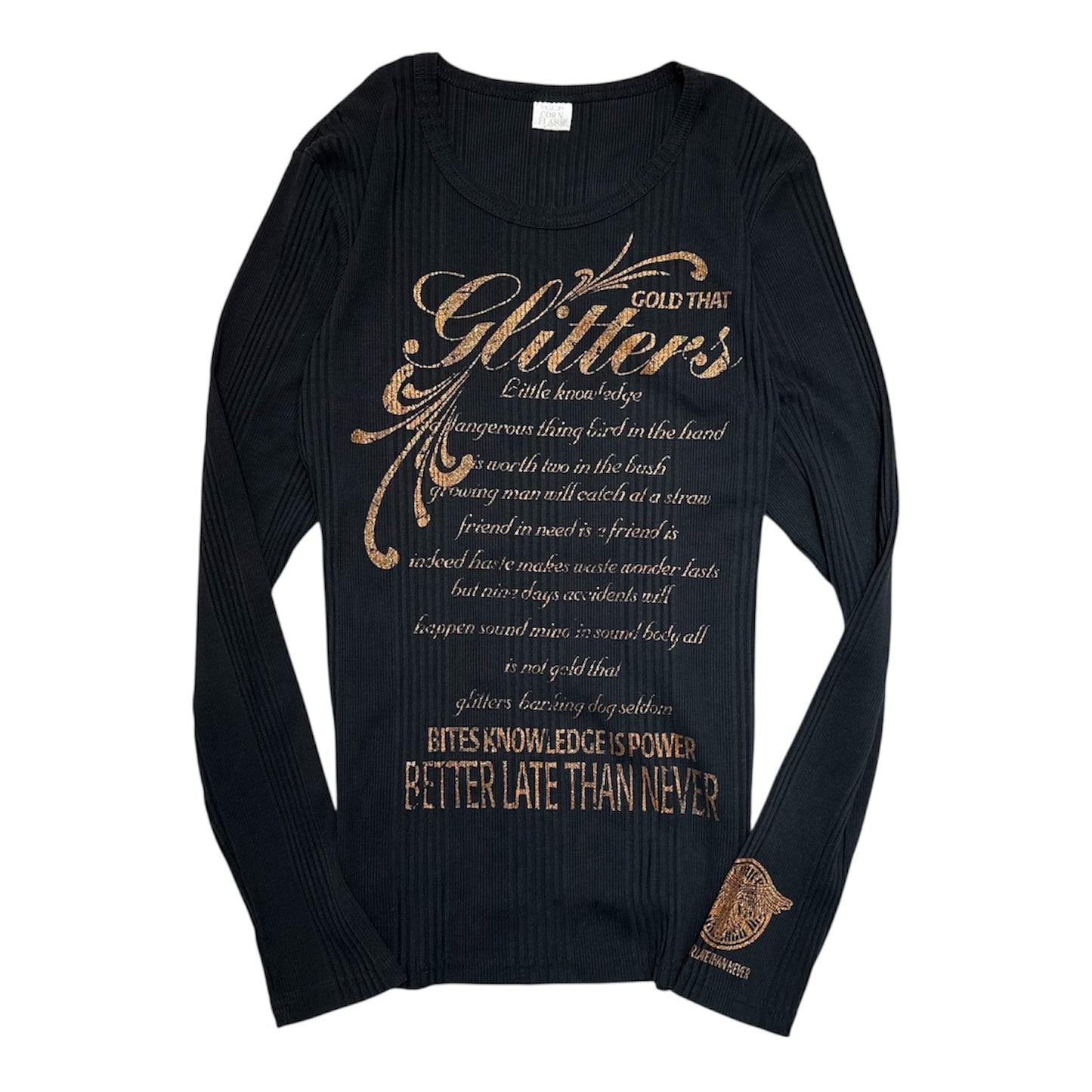 Graphic Long Sleeves Top