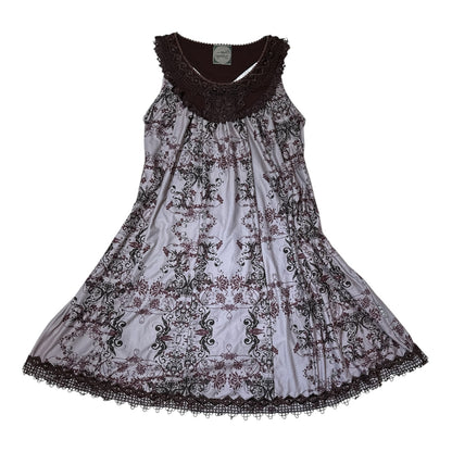 Ozz Angelo Vintage Baroque Floral Lace Dress