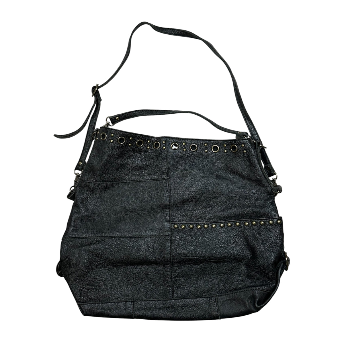Studded 2way Leather Bag