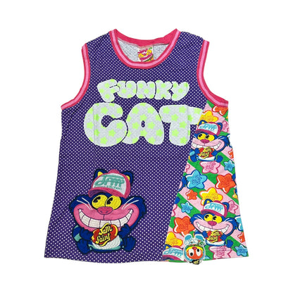 JAM 'Funky Cat' Embroidered Tank