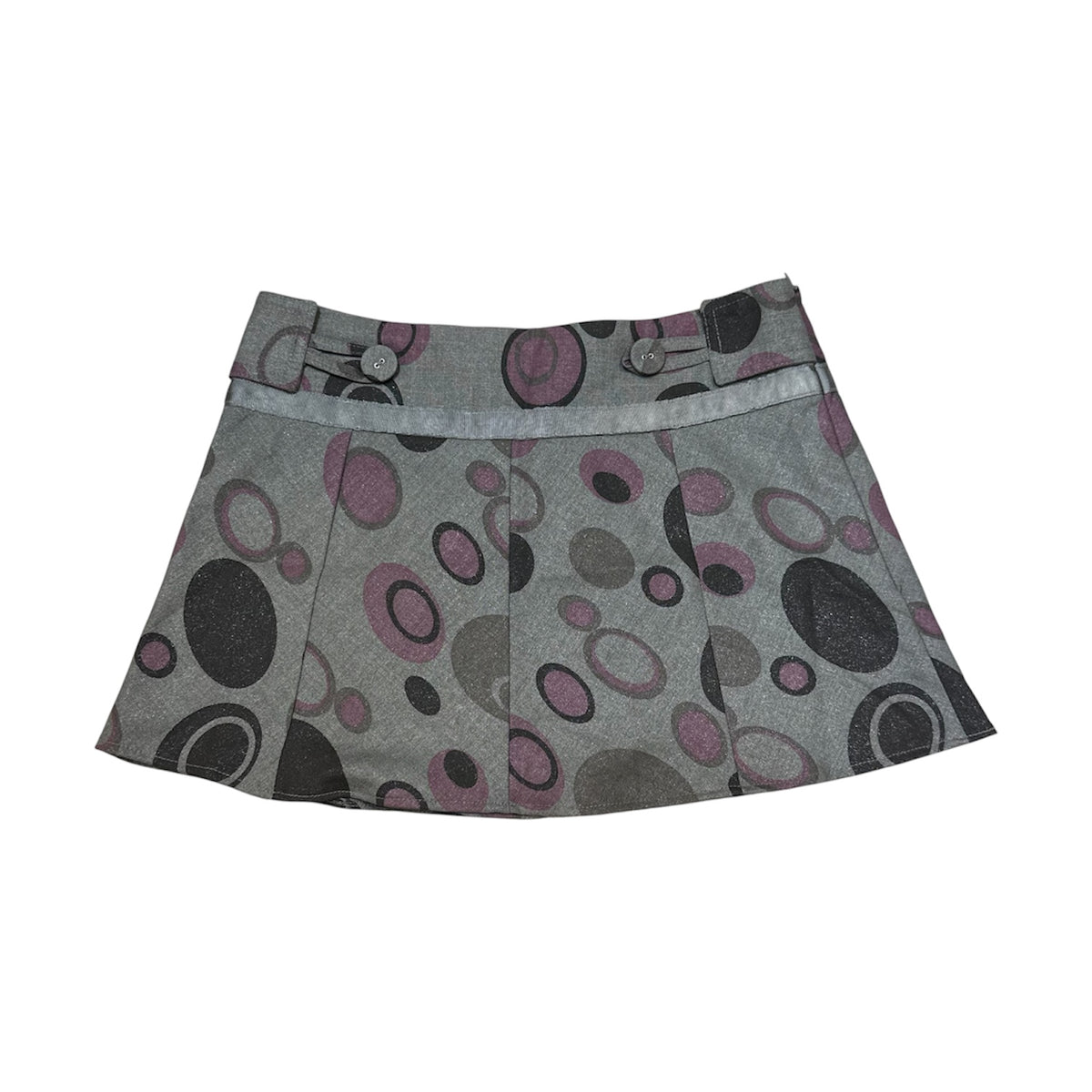 Polka Dot 80s Mini Skirt
