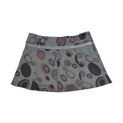 Polka Dot 80s Mini Skirt
