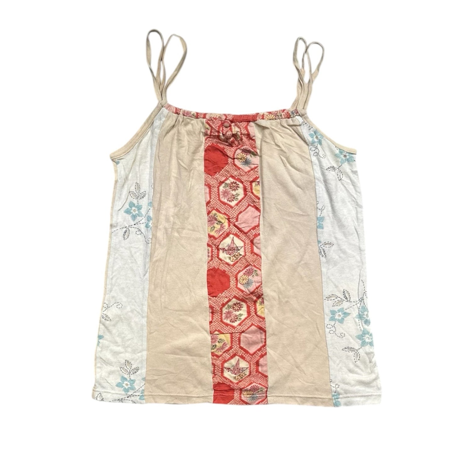 Japanese Pattern Splicing Camisole
