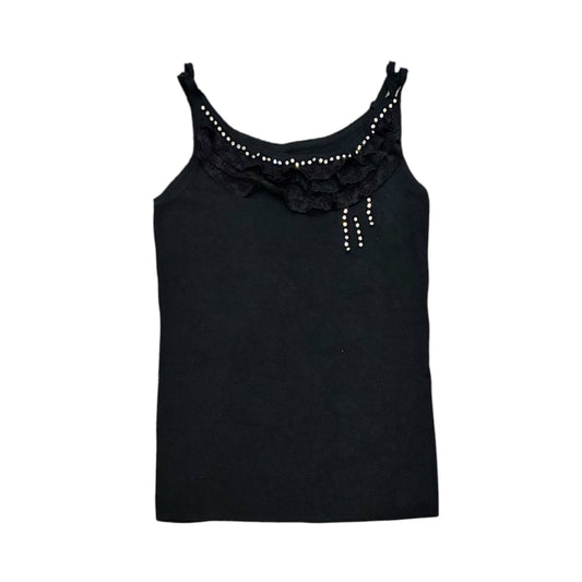 Rhinestone Lace Trim Camisole