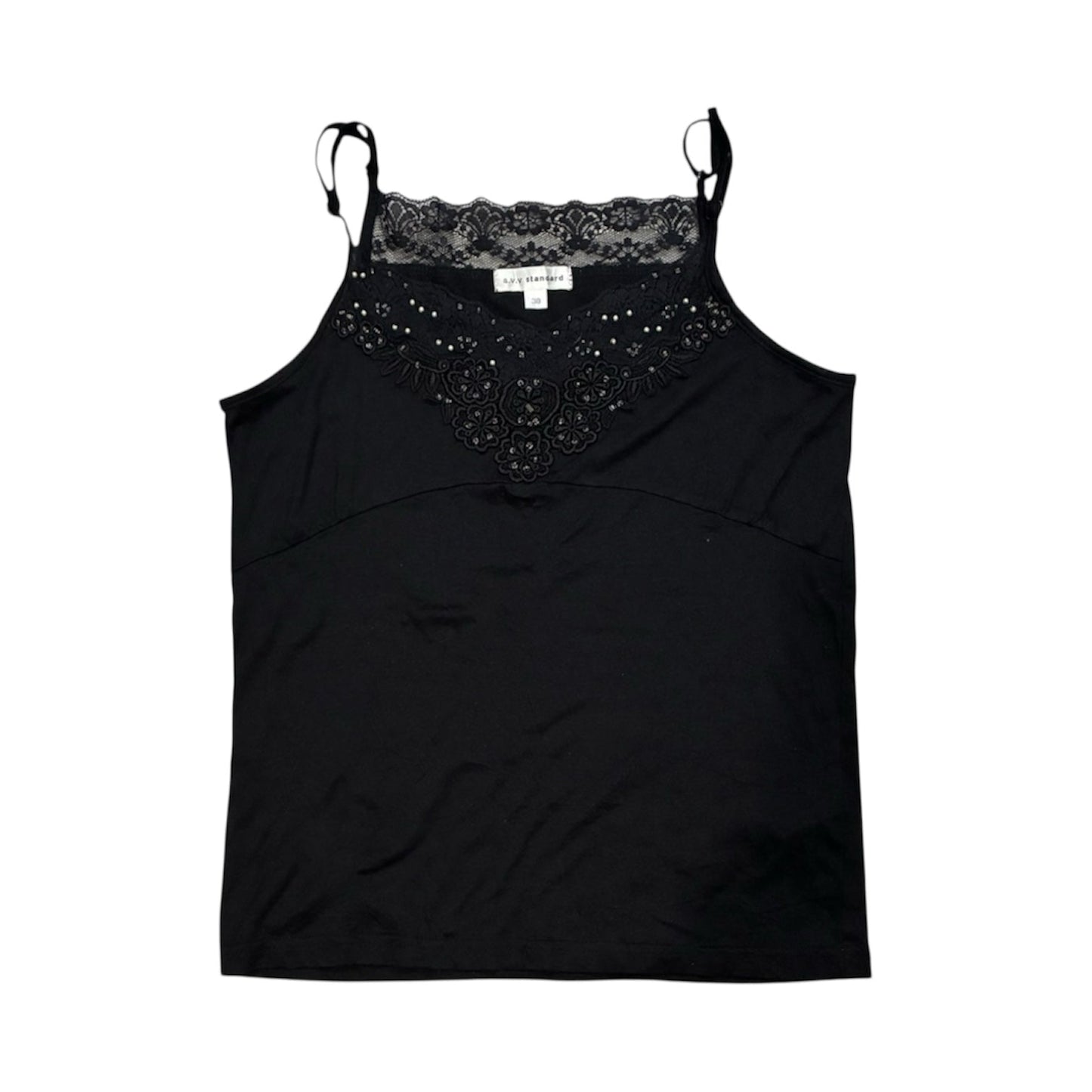 Beaded Lace Trim Camisole