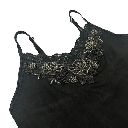 00s Beaded Rose Lace with Back Butterfly Cami